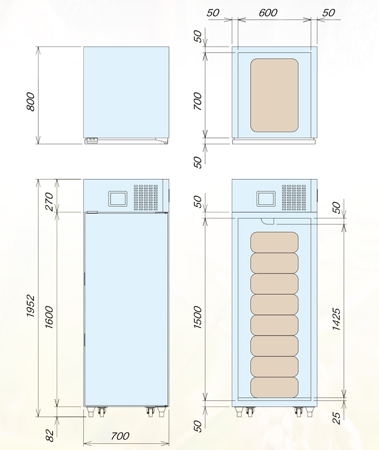 Cタイプ 寸法図
